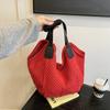 Bolso Tote de Hombro para Mujer con Textura Casual Nicho Simple de Gran Capacidad 2025 Primavera Nuevo Estilo Moda