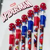 Spider-Man Bolígrafo Giratorio Papelería Creativa Dibujos Animados Anime Alto Valor Alivio del Estrés Bolígrafo Giratorio Escritura Suave Específico para Estudiantes