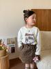 Ropa para Niños Weimu Trajes para Niñas 2026 Otoño Nuevo Estilo Coreano Casual Cardigan Tops y Faldas Ropa para Bebés