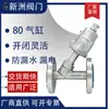 Válvula de Assento Angular Pneumática com Flange de Aço Inoxidável 304 Resistente a Altas Temperaturas de Vapor Válvula de Bloqueio Tipo Y Válvula de Controle de Ar 15Dn254032