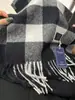 Clássico Britânico Australiano Cashmere Xadrez Cachecol de Luxo Leve Unissex Outono e Inverno para Casal