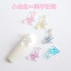 Red Celebrante Nueva Estrella Joyería de Arte de Uñas Piedra de Cristal Mágico Delfín Nuevo Resina de Hielo Tridimensional DIY Pez Dorado