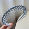Nova Faixa de Cabelo com Dentes Antiderrapante para Lavar o Rosto Faixa de Cabeça Feminina Grampo de Cabelo para Cabelo Amassado Mechas de Cabelo Viagem de Cabelo Caverna de Cabelo Plástica Caverna de Cabelo Acessórios de Cabelo