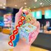 Sanliou Dibujo Animado Mini Cubo de Rubik Llavero al por Mayor Rompecabezas Colgante para Mochila Escolar Joyería Pequeña Llavero para Pareja Colgante
