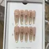 Fortuna e Prosperidade Carpas Estilo Outono Cor Champanhe Olho de Gato Diamante Vermelho Corrente Cabaça de Cristal Nail Art Usável