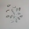 Colgante de Candado Corazón con Ojal Hueco de Acero Inoxidable Moda Japonesa y Coreana Collar de Acero de Titanio Aretes Accesorios para Joyería DIY