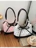 Bolso de mano de moda estilo coreano para mujer, bolso de trabajo, nuevo bolso cruzado para el hombro con lazo transfronterizo, bolso de hombro versátil de gran capacidad