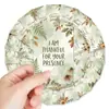 Set Transfronterizo de 36 Tarjetas de Gratitud con Temática Otoñal, Materiales de Diario Estilo Ins, Tarjetas de Texto para Decoración de Pared