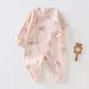 Mameluco para bebé recién nacido con tirantes, diseño estilo monje, colección primavera/otoño, algodón puro, Año del Caballo, ropa de dormir de otoño para recién nacidos y niños pequeños
