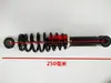 Amortiguador Trasero para Vehículo Eléctrico Tipo Sencillo Hidráulico Engrosado Muelle de Choque Modificado Amortiguador de Tubo Recto Universal para Bicicleta