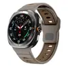 Adequado para Samsung Watch Ultra Tira de Silicone de Duas Cores Invertida para Fivela Horizontal Pulseira de Pulso Smart Galaxy Watch