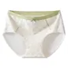 Ropa interior de algodón puro estilo A, estilo coreano, estilo ins, para niñas y estudiantes, de cintura media, a la moda, realza los glúteos, bragas antibacterianas 10A para mujer