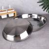Venta al por mayor del fabricante Plato Plano para Fideos Fríos de Acero Inoxidable Plato Plano para Pasteles Plato para Frutas Herramientas para Cocinar al Vapor Bandeja para Cocinar al Vapor Bandeja para Repostería