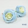 Cabeças de Flores de Rosa Artificiais, Rosas Azuis Mais Vendidas Transfronteiriças para Casamentos, Buquês de Rosas, Flores Artificiais Decorativas para Exterior