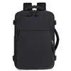 Mochila de Gran Capacidad que se Puede Llevar a Bordo, para Viajes de Negocios y Viajes Cortos, Bolsa de Almacenamiento Simple de Color Sólido, Mochila Resistente al Desgaste para Hombre, Bolsa para Computadora