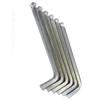 Llave Allen de cabeza de bola larga extendida niquelada para fabricantes, venta al por mayor, cabeza redonda, llave hexagonal interna, llave hexagonal de borde H10
