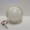 Consola de Juego Redonda Grande Transparente de Lujo de 100 mm con Botones Iluminados, Botón de Respuesta de Bloqueo Automático para Concursos de Conocimiento, 12V