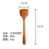 Espátula de Madera Japonesa Retro de Paulownia con Laca Antigua Cuchara de Madera Espátula para Sartén Antiadherente Juego de Cocina Envío Directo de Fábrica Se Puede Añadir Logo