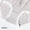 Pantaletas Triángulo Transpirables de Gasa Rayada Jacquard Coloridas para Niñas de 50-65 kg, Moda, Amigables con la Piel, para Mujer 8858 Pet