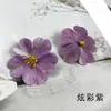 Cabeza de flor de begonia pequeña estilo película artificial material para pasador de tocado de minoría étnica DIY flor artificial decoración floral para fotografía