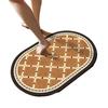Alfombrilla de Baño de Barro Diatómico Estilo Retro para Puerta de Baño del Hogar Alfombrilla de Suelo para Baño Absorbente de Agua, Secado Rápido, Resistente a Manchas y Antideslizante Alfombrilla Venta al por Mayor