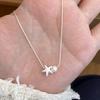 Collar de Plata de Ley S925 Perla de Agua Dulce Natural Estrella de Mar Estrella de Cinco Puntas Accesorios Marinos Cadena para Clavícula de Moda de Gama Alta para Mujeres