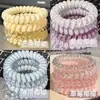 Gomas para el Cabello de Cable Telefónico de Alta Calidad, Cuerdas para el Cabello de Puntos de Alta Elasticidad, Accesorios para el Cabello de Verano para Mujeres, Duraderas, Sin Marcas, Elegantes y Versátiles