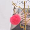 Moda imitação fofa Rex pele de coelho chaveiro pingente Internet celebridade amor bola de pelúcia carro mochila saco bola de pele acessórios