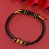Cuerda Roja para Mano Cuerda Trenzada Año Animal Pulsera de Cuerda Roja Femenina Pareja Accesorios de Joyería DIY Cuerda Dorada para Mano Producto Semi-Terminado