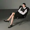 Nuevos Zapatos de Otoño 2026 Estilo Coreano Superficie Suave Punta Cuadrada Correa Única Tacón Medio Versátiles para el Trabajo Diario para Mujer