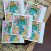 Promoção Quente Xizang Nepalês Pintado à Mão Puro Thangka Tara Verde Núcleo do Cartão 4*5
