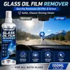 Spray Limpador de Vidros de Carro Kineshinex 100ml Removedor de Filme Oleoso para Limpeza de Para-brisa Dianteiro e Espelhos Retrovisores