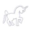 Molde de Corte Estampado de Unicornio de Dibujos Animados DIY Molde Artificial para Hornear Pastel Galleta Fondant Molde Decorativo