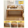 Mesa com Estante Integrada Mesa de Estudo Doméstico para Estudantes Mesa de Escritório Simples Novo Modelo 2026 Mesa de Computador de Parede para Quarto