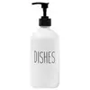 Botella Boston personalizada de 500 ml para gel antibacterial con dispensador de bomba y cabezal espumador para dispensar champú y gel de ducha en el baño