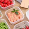Caixa de armazenamento congelador de carne para casa com tampa e design de vedação para isolar odores da geladeira e facilitar o armazenamento porcionado de ingredientes de carne