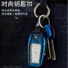Encendedor Reloj Real con Linterna Brújula Reloj Digital Llavero Encendedor Recargable a Prueba de Viento Regalo para Novio