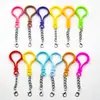 Accesorios para joyería DIY, llaveros colgantes hechos a mano, cierres de bombilla, cierres de langosta de plástico, colgantes de cadena de cuatro secciones, 303 cuentas