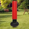 Coluna de boxe inflável de PVC, 155 cm de altura, vertical, design que não tomba, saco de pancadas para crianças, esportes e fitness ao ar livre, saco de boxe