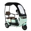 El triciclo eléctrico viene con un cobertizo de una sola pieza para tirar y transportar mercancías para adultos y mujeres para recoger niños para el ocio y pasear triciclo eléctrico