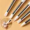 Set de 5 Plumas de Presión para Manicura de Hombre Transfronterizo Pluma de Presión de Silicona Pluma de Puntos Rosa Blanco Herramienta para Uñas