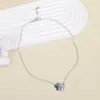 Conjunto de Colar de Cisne Novo Modelo Transfronteiriço com Pérola de Concha Costurada Pulseira de Cisne Preto e Branco, Joias Simples de Alta Qualidade para Mulheres
