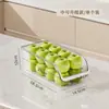 Caja de almacenamiento para refrigerador, cajón doméstico de grado alimenticio, especial para cocina, huevera, acabado transparente, drenaje, caja para mantener la frescura.