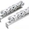 Rueda Pequeña Colgante para Puerta Corredera de Aleación de Zinc Rueda Pequeña Silenciosa para Puerta de Armario de Madera Maciza Riel Deslizante Accesorios para Puertas Plegables