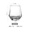 Luxo Leve Estilo Nórdico Vidro Ins Copo de Seis Bordas Copo de Diamante Celebridade da Internet Copo de Seis Ângulos Copo de Whisky Copo Colorido