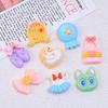 Zapatos de Baile de Niña de Dibujos Animados Infantil DIY Pegamento de Crema Funda Casera para Teléfono Móvil Pasador Cuerda para el Cabello Joyería Accesorios de Resina