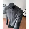 Camiseta de Verano de Secado Rápido, Camiseta Fresca y Transpirable de Seda Helada de Manga Corta, Camiseta de Verano para Hombre con Panel de Malla de Media Manga al por Mayor