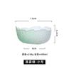 Cuenco de ensalada de frutas de vidrio con polvo de niebla de loto de estilo japonés creativo, apto para helado, postre, plato de fruta para el hogar, venta al por mayor