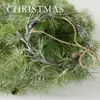 Simulação Amazon planta verde pendurada cesta suspensa de rattan rattan diy cena de Natal pingente de joia ornamentos atacado