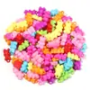 Cuentas acrílicas de color sólido de macarrón, cuentas de plástico, cuentas sueltas de amor, accesorios para pulseras y collares DIY